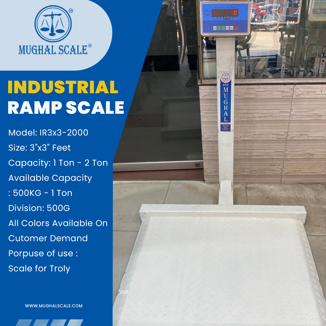 floor scale with ramp