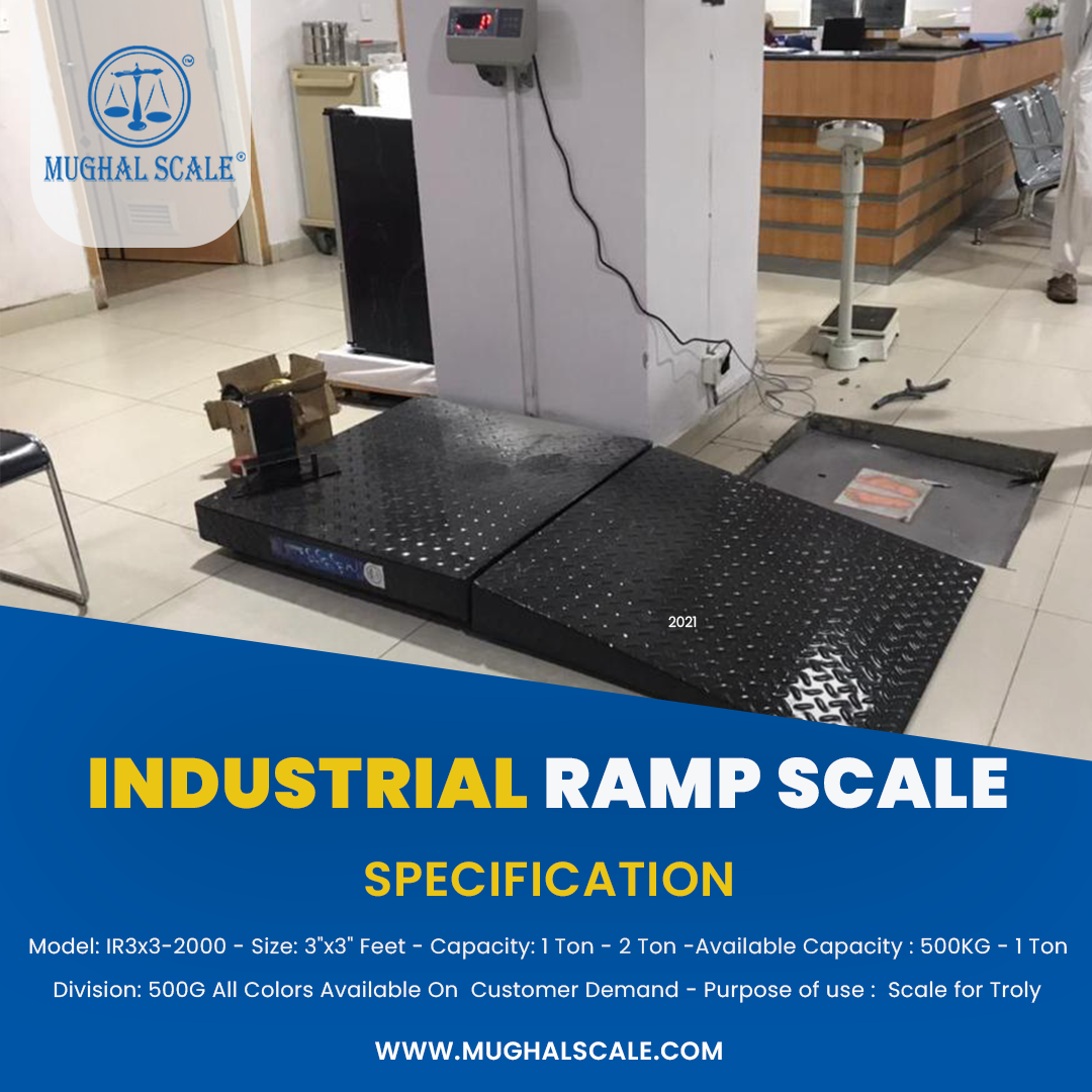 floor scale with ramp