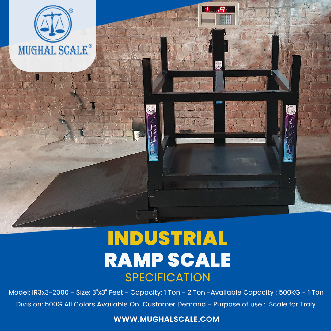 floor scale with ramp