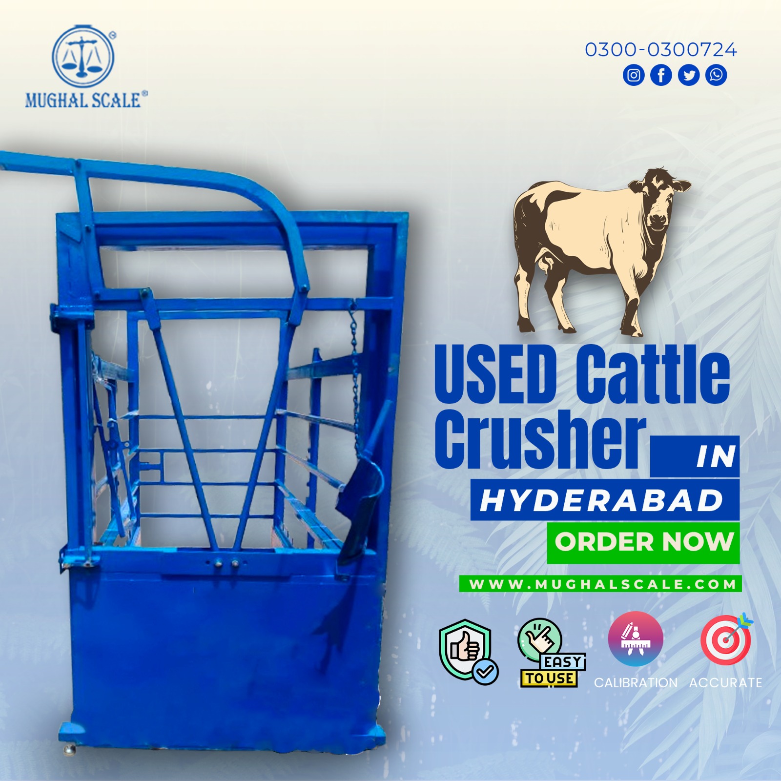Used Cattle Crusher in Hyderabad